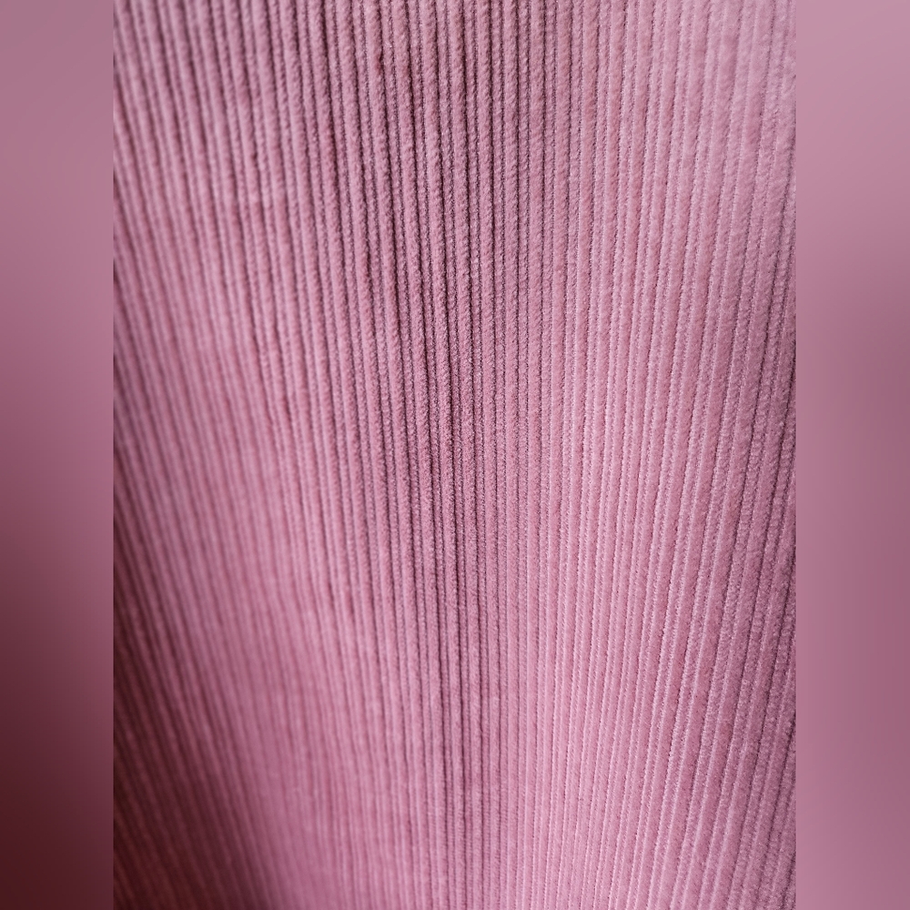 Zara Pink Corduroy Cropped Jacket - Size L - EUC - Picture 4 of 9
